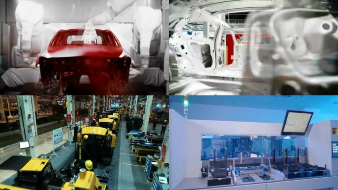 中国汽车厂高科技自动化生产线机械臂（合集）