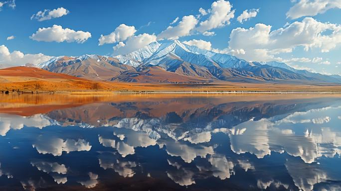 高原雪山湖泊 青海湖