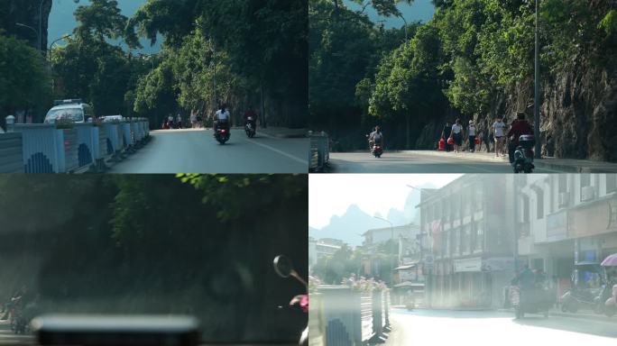 自驾桂林路途的风景
