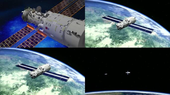 中国航空航天问天实验舱三维动画（合集）