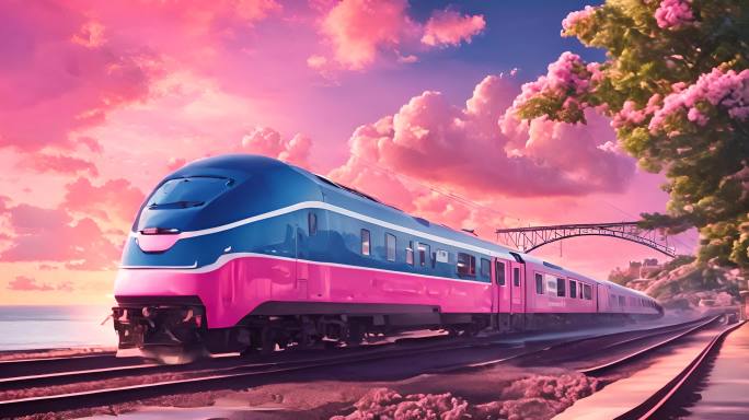 开往春天的粉色列车