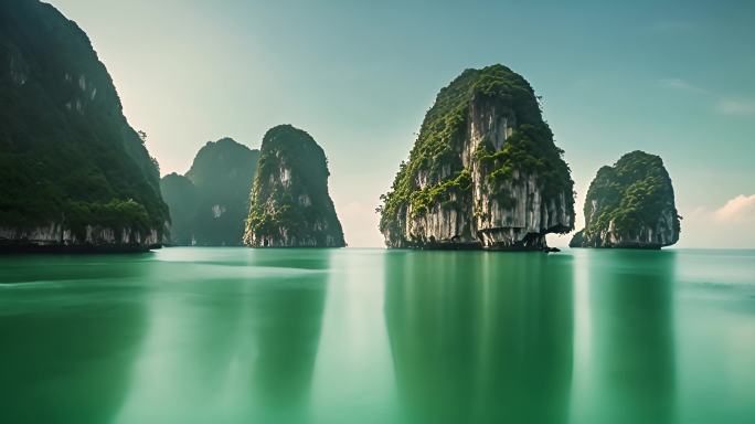 越南下龙湾：石灰岩奇观的绝美景色