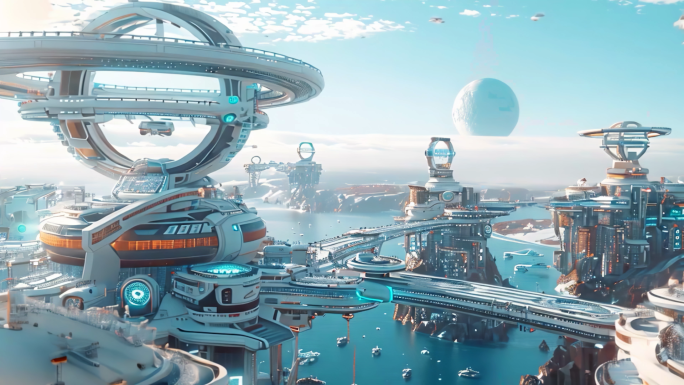 未来世界 未来城市 智慧城市 科技 科幻