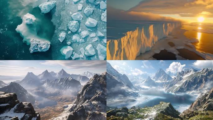全球变暖冰川融化