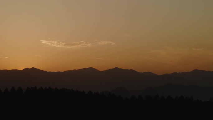 太阳落山夕阳日落傍晚黄昏时间流逝