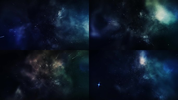 宇宙银河星空穿梭视频AE模板