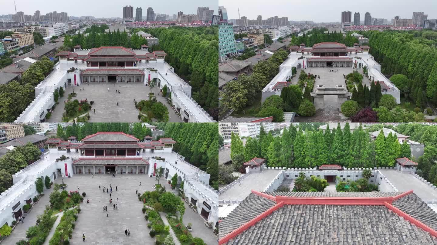 安徽亳州博物馆城市建筑航拍