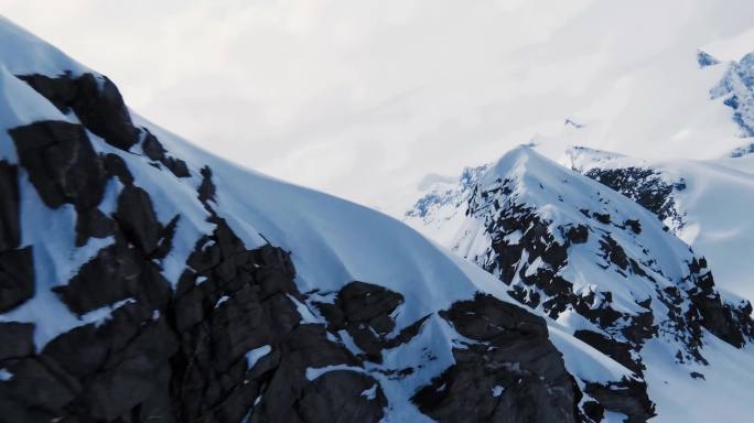 飞跃雪山快速穿梭超宽屏