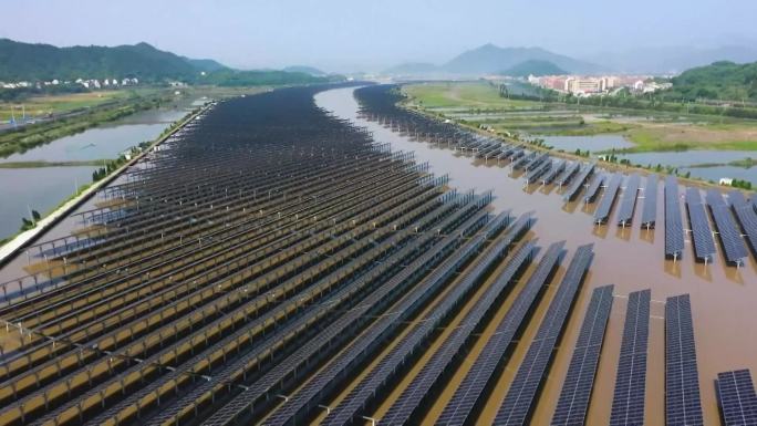 中国能源转型新能源炭中和碳达峰太阳能水利风力发电基础设施建设成果航拍（选编）