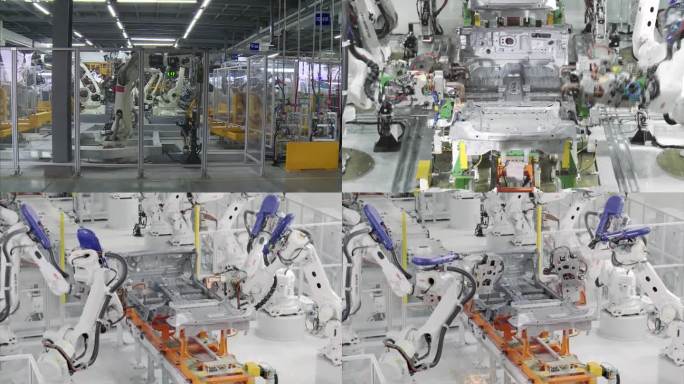 中国工厂内部机械臂自动化高科技流水线（合集）