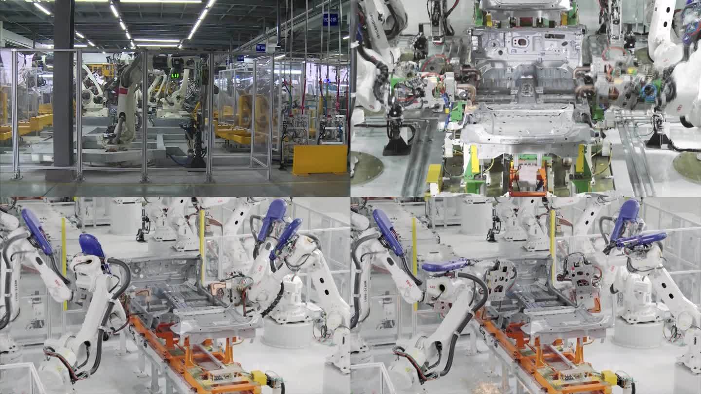 中国工厂内部机械臂自动化高科技流水线（合集）
