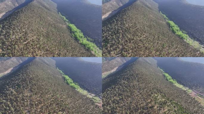 航拍沂蒙山