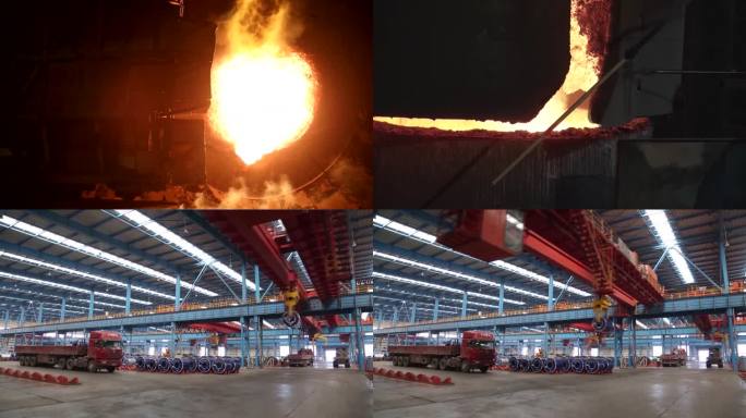 中国的钢铁生产厂内部生产（合集）