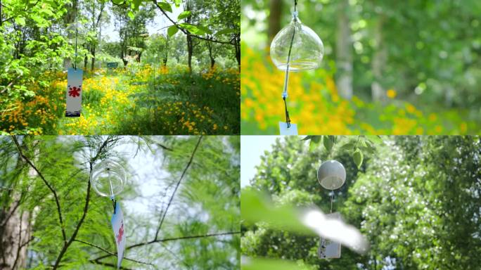 风铃 林间风铃 夏日户外