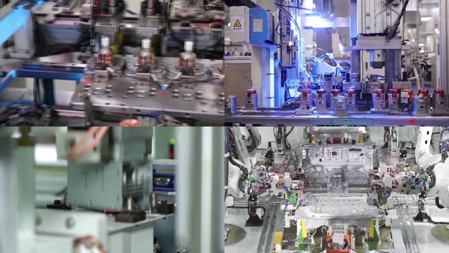 中国工业工厂内部的高科技自动化生产线流水线（选编）
