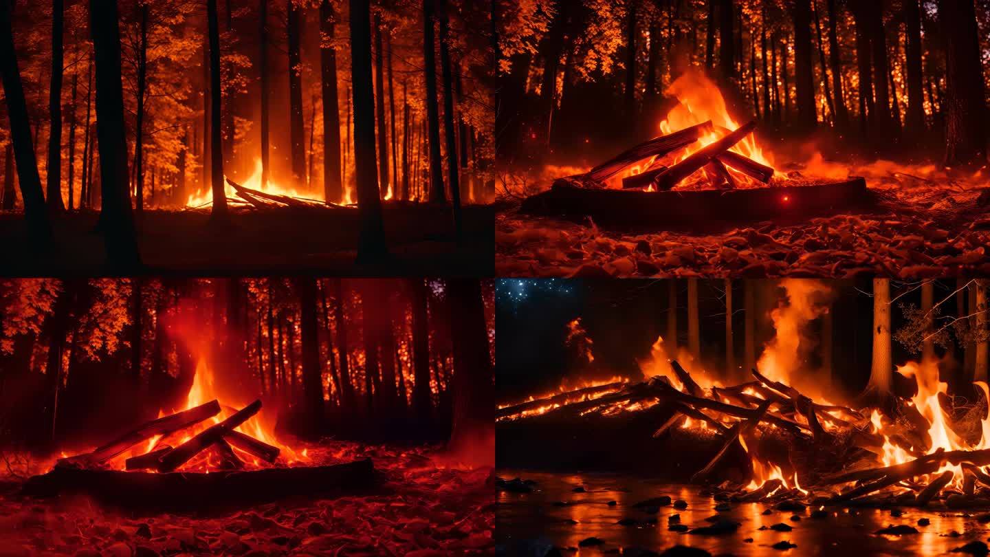 森林大火