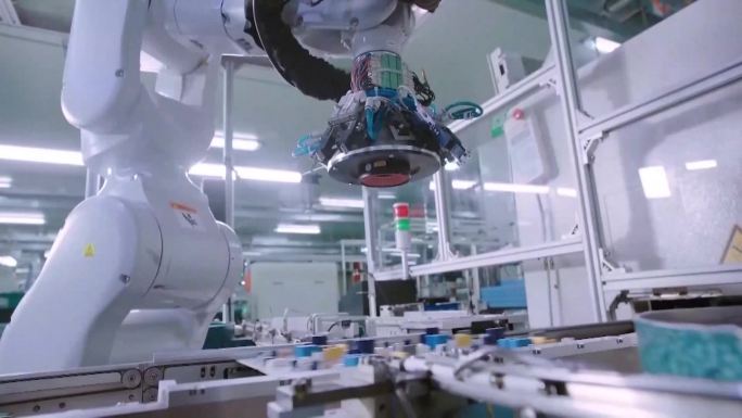 中国芯片工业工厂内部的高科技自动化生产线流水线（选编）