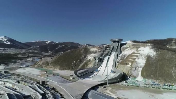 北京冬奥国家跳台滑雪中心航拍（合集）