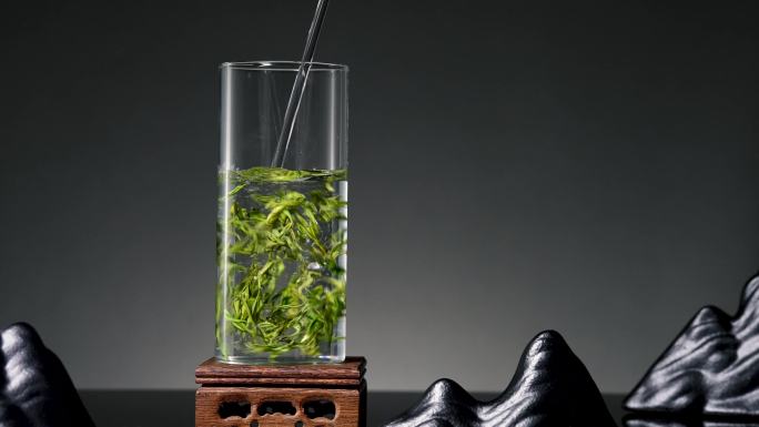 【4K】安吉白茶干茶冲泡
