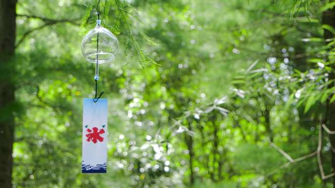 风铃 林间风铃 夏日户外