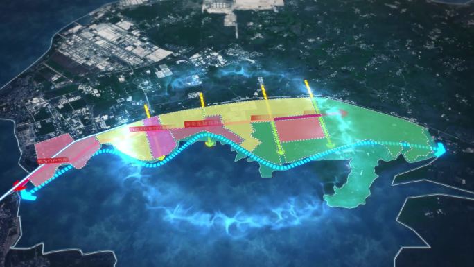 儋州 洋浦东部生活区地图