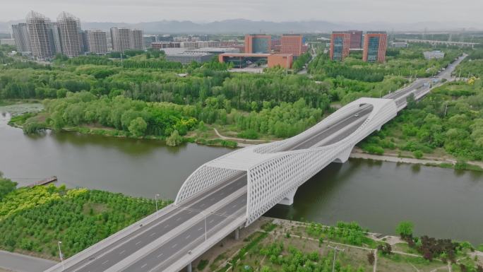 北京未来科学城航拍 昌平未来科学城