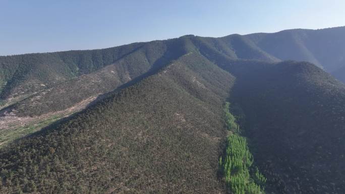 航拍沂蒙山