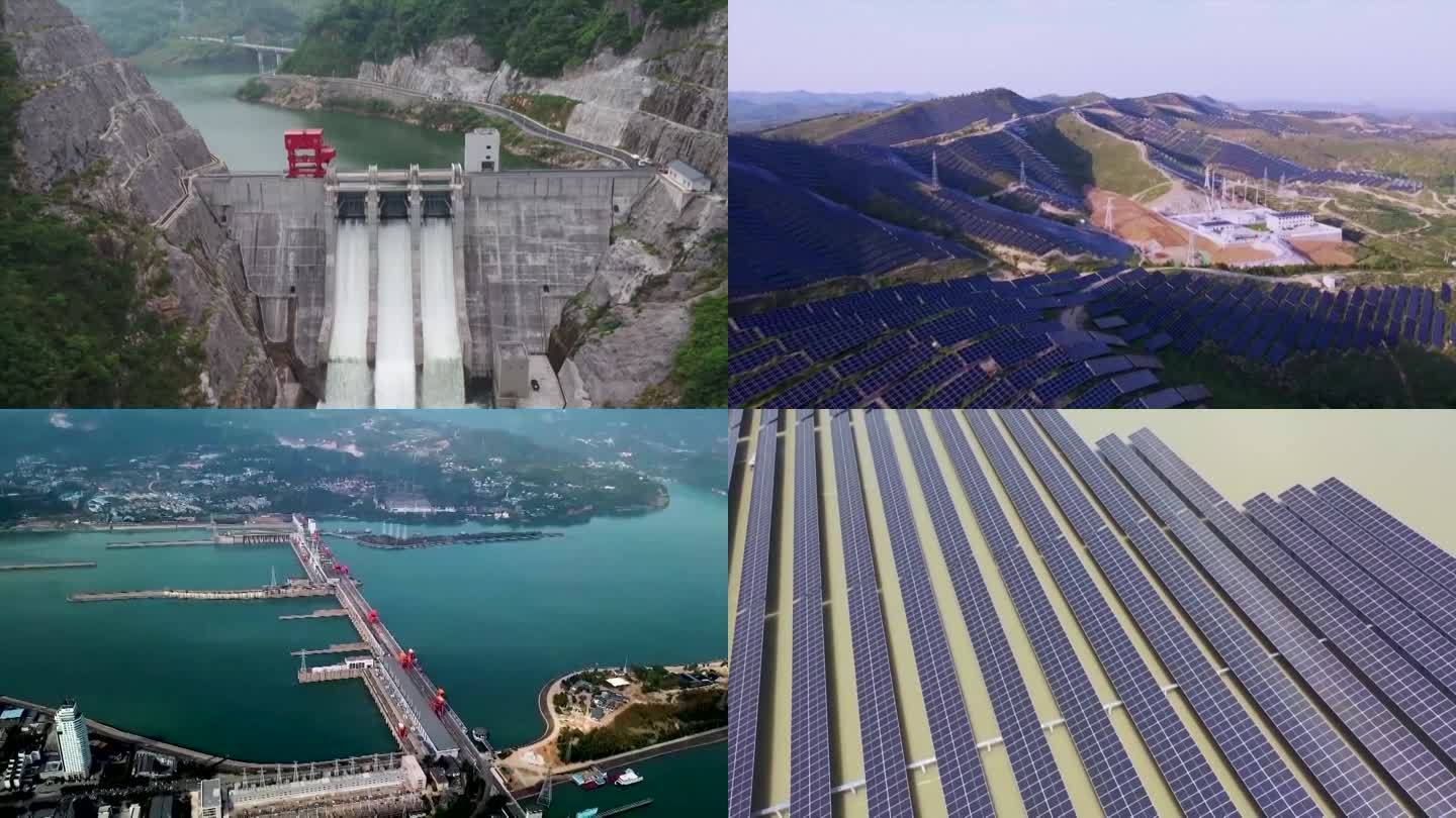 中国的可再生能源清洁能源电力发电基础设施建设（合集）