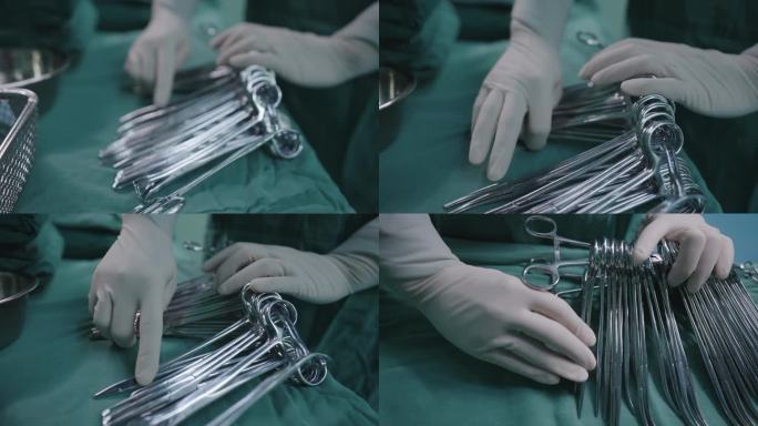 护士手术室清点设备手术剪