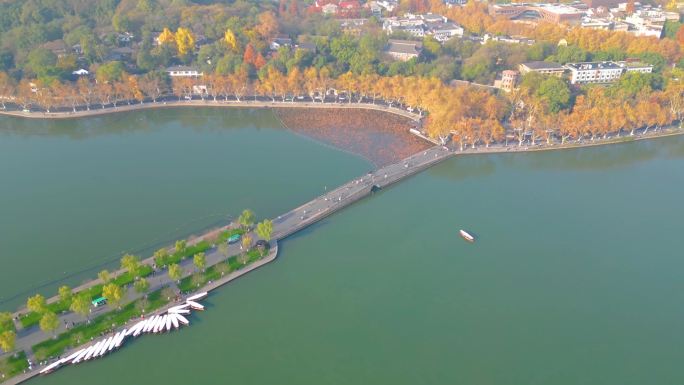 杭州西湖景区合集航拍