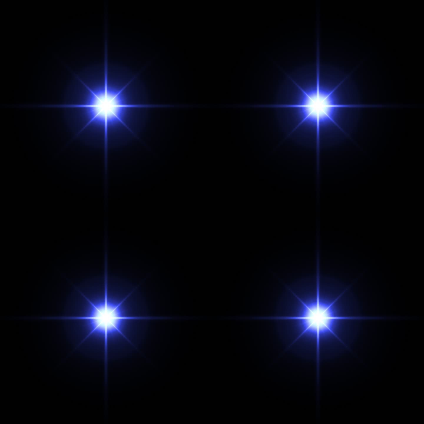 蓝色星星 闪耀发光 闪亮光斑 青蓝色星星