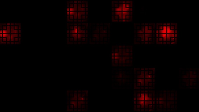 【原创】中国风窗户结构随机闪烁02