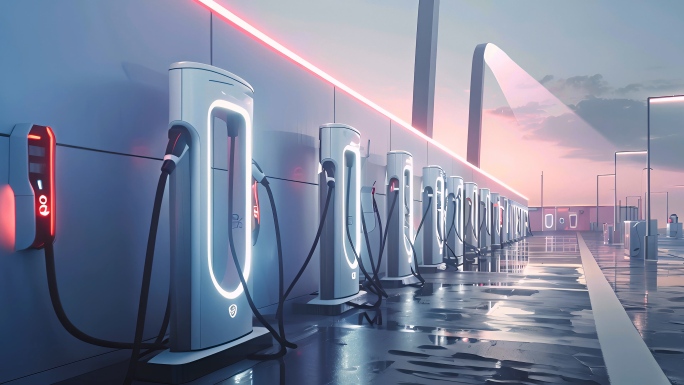 新能源生产线汽车充电桩电动汽车新能源汽车