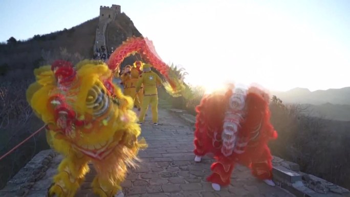 中国新年春节节日传统节日庆典庆祝活动航拍（选编）