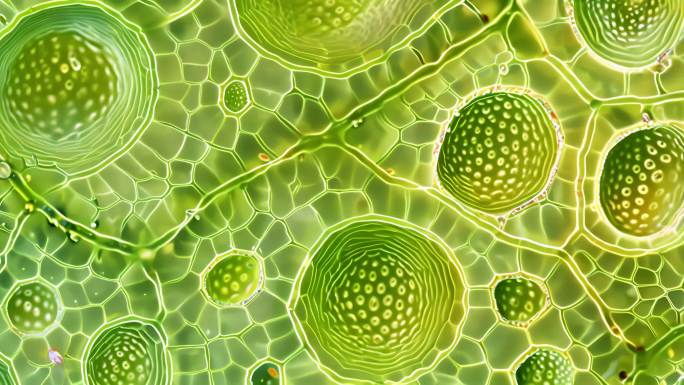 显微镜下的植物细胞 植物细胞