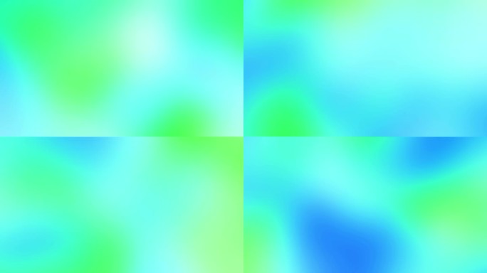4K淡雅蓝绿色彩流动流光溢彩背景无缝循环