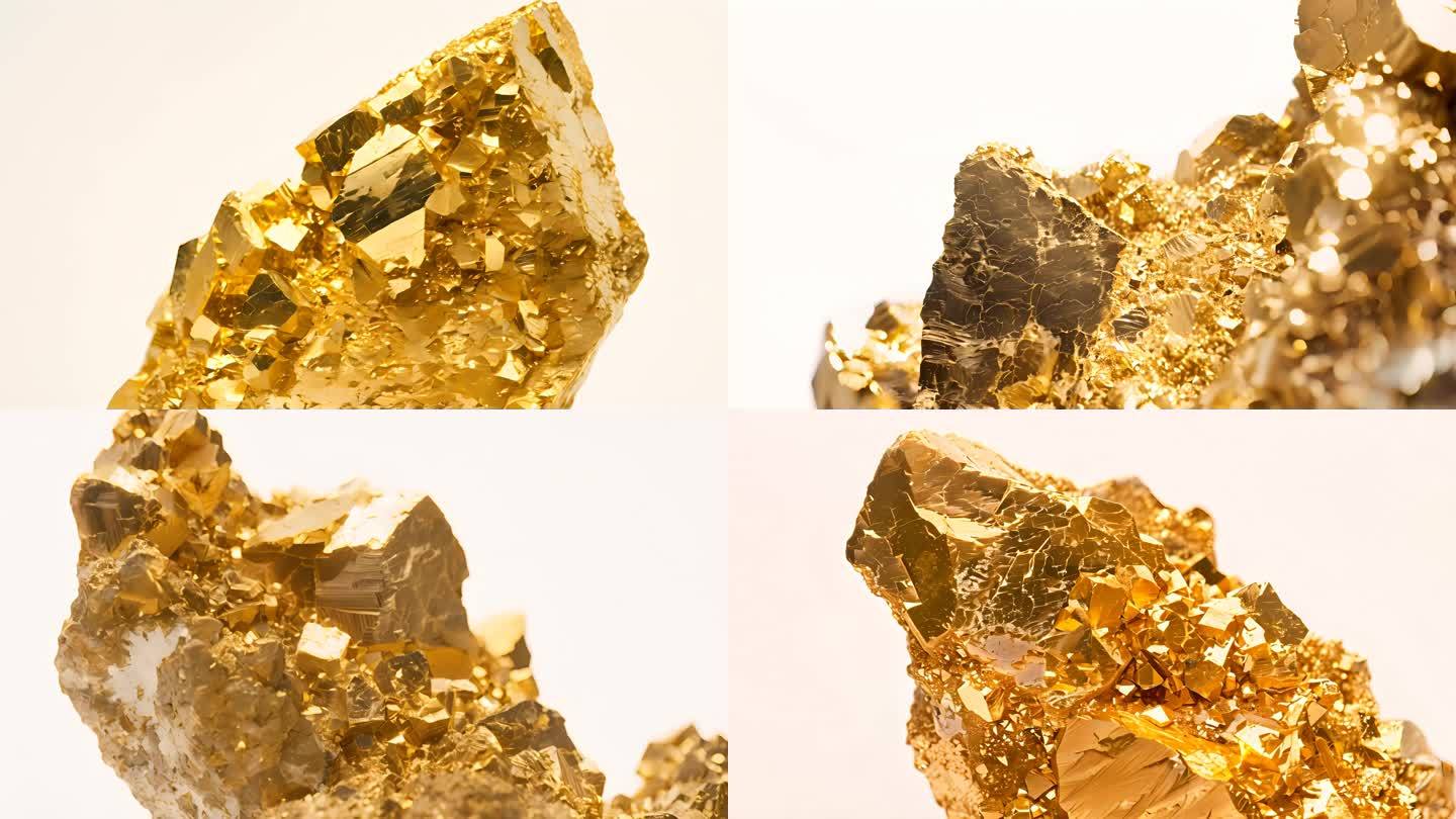 金色矿石彩色宝石有色金属工业