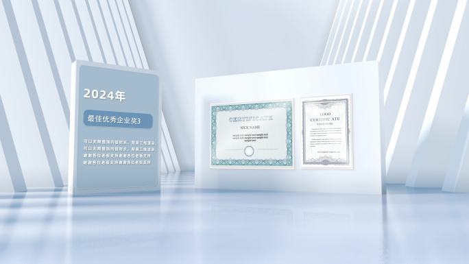 高端荣誉证书包装