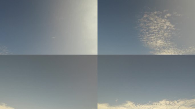 延时拍摄天空云朵