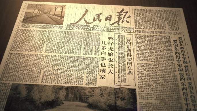 大气复古报纸网页文件