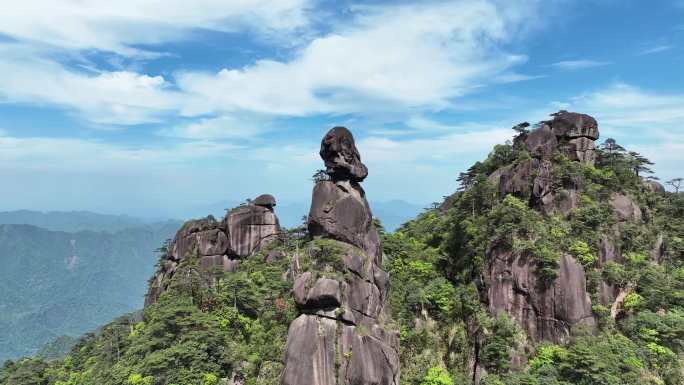 【4K】航拍三清山女神峰