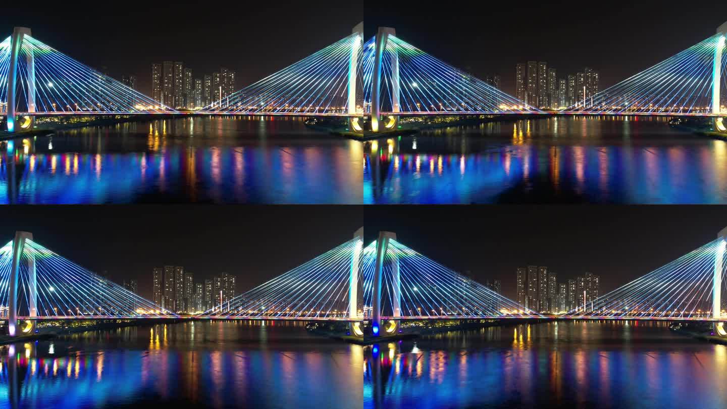 青山大桥延时摄影