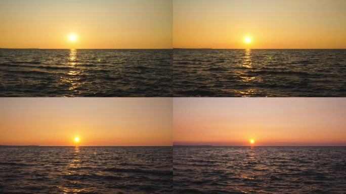 辽宁省大连市夏家河子延时日落