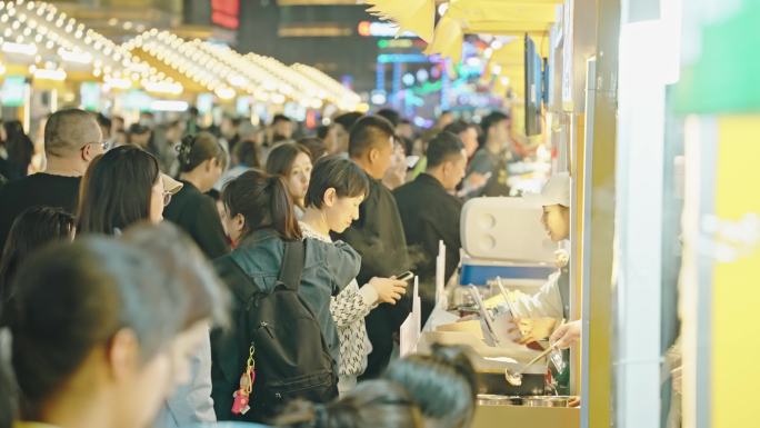 辽宁鞍山万达兴顺夜市小吃街-53