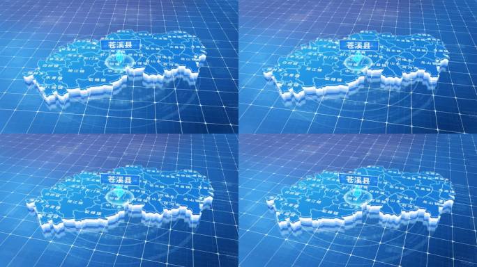 苍溪县蓝色三维科技区位地图