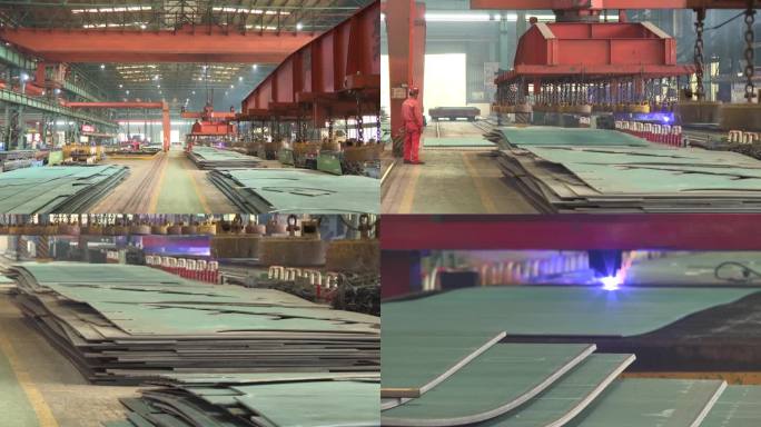 上海复工复产造船厂内部生产（合集）