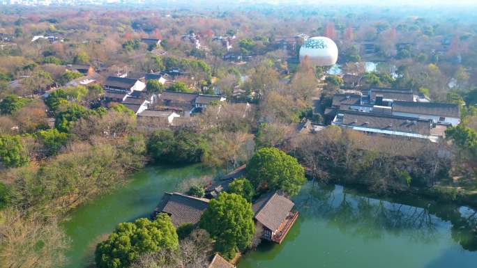 杭州西湖区西溪湿地风景视频素材9