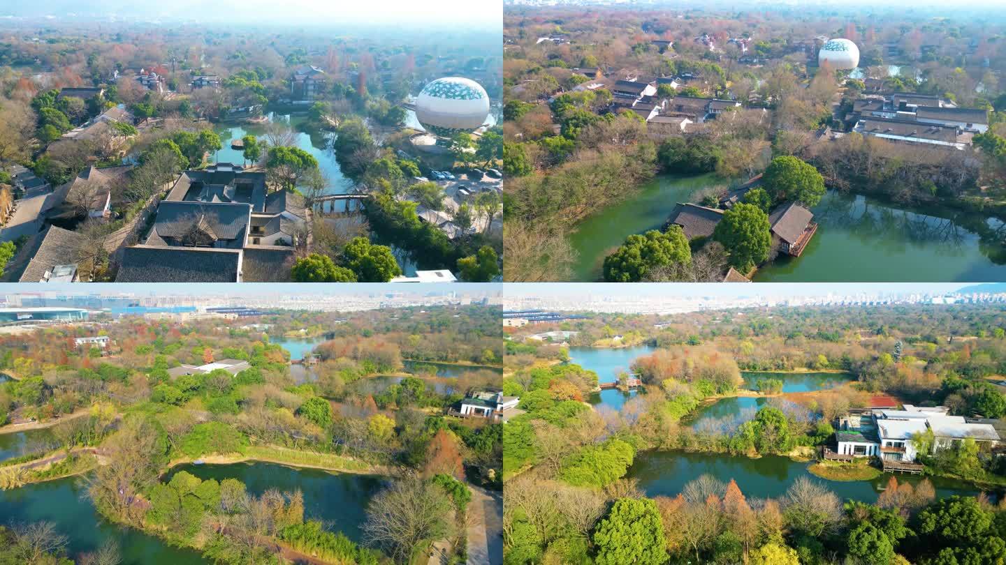 杭州西湖区西溪湿地风景视频素材9