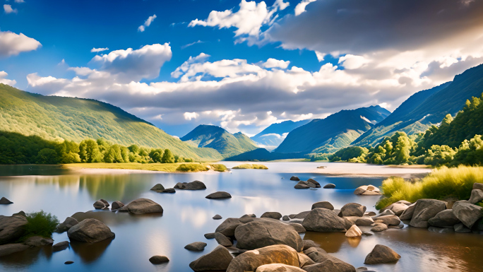 中国风景山川河流