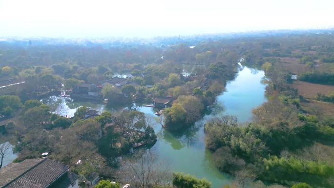 杭州西溪湿地美景风景视频素材